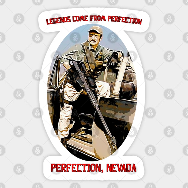 The Legend From Perfection Sticker by My Swinguard